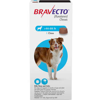 Bravecto Chews 2 Dose Large Dog 44-88 lbs product detail number 1.0