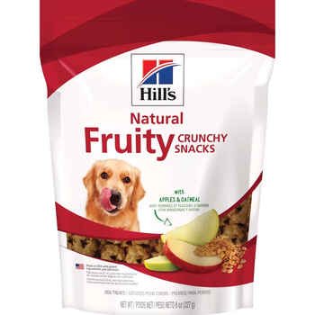 Hill's Natural Fruity Crunchy Snacks with Apples & Oatmeal Dog Treats -  8 oz Bag product detail number 1.0