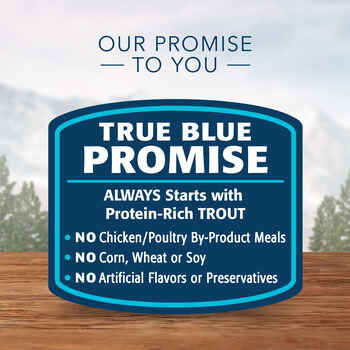 Blue Buffalo BLUE Wilderness Kitten Wild Delights Flaked Chicken and Trout Wet Cat Food 3 oz Can - Case of 24