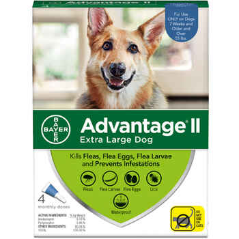 Advantage II 4pk Dog Over 55 lbs product detail number 1.0
