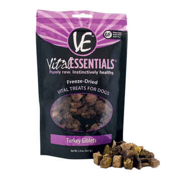 Vital Essentials® Freeze-Dried Turkey Giblets Dog Treats 2.0 oz product detail number 1.0