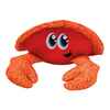 Outward Hound Floatiez Dog Toy Crab Medium, Orange - 9" x 7" x 3.4"