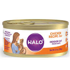 Halo Grain Free Indoor Cat Chicken Pate Canned Cat Food-product-tile