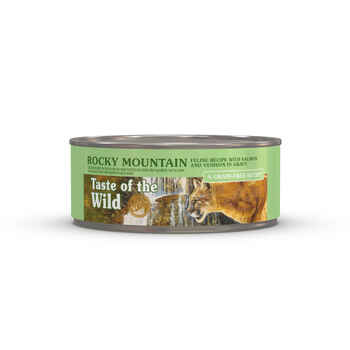 Taste of the Wild Rocky Mountain Feline Recipe Salmon & Venison Wet Cat Food - 3 oz Cans - Case of 24 product detail number 1.0