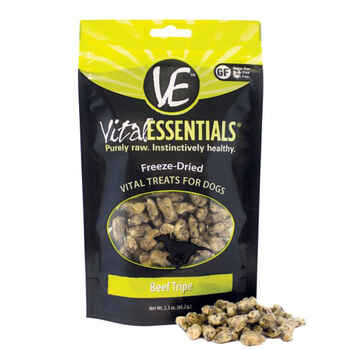 Vital Essentials Freeze Dried Beef Tripe Vital Treats for Dogs 2.3 oz product detail number 1.0