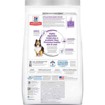 Hill's Science Diet Adult Sensitive Stomach & Skin Chicken Dry Dog Food - 30 lb Bag