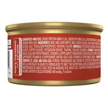 Fancy Feast Grilled Tender Beef & Liver Feast Wet Cat Food 3 oz. Cans - Case of 24