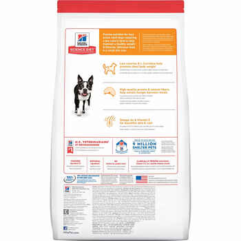 Hill's Science Diet Adult Light Small Bites with Chicken Meal & Barley Dry Dog Food - 15 lb Bag