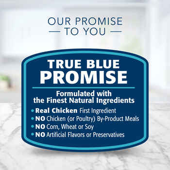 Blue Buffalo BLUE Tastefuls Mature Pate Chicken Entree Wet Cat Food 3 oz Can - Case of 12