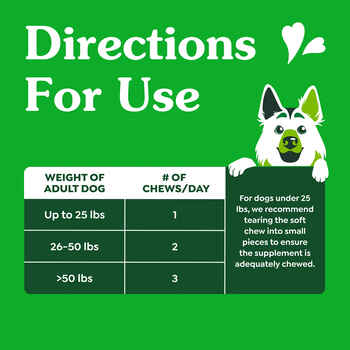 GREENIES Hip & Joint Chicken Flavored Soft Chew Supplements For Dogs - 30 ct