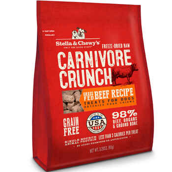 Stella & Chewy's Carnivore Crunch Freeze-Dried Treats Beef 3.25 oz product detail number 1.0