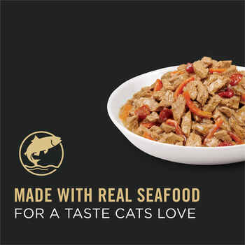 Purina Pro Plan Complete Essentials Seafood Stew Entrée In Sauce Wet Cat Food
