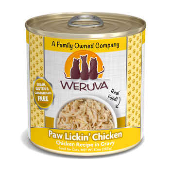 Weruva Grain Free Paw Lickin' Chicken For Cats 10-oz cans, pack of 12 product detail number 1.0