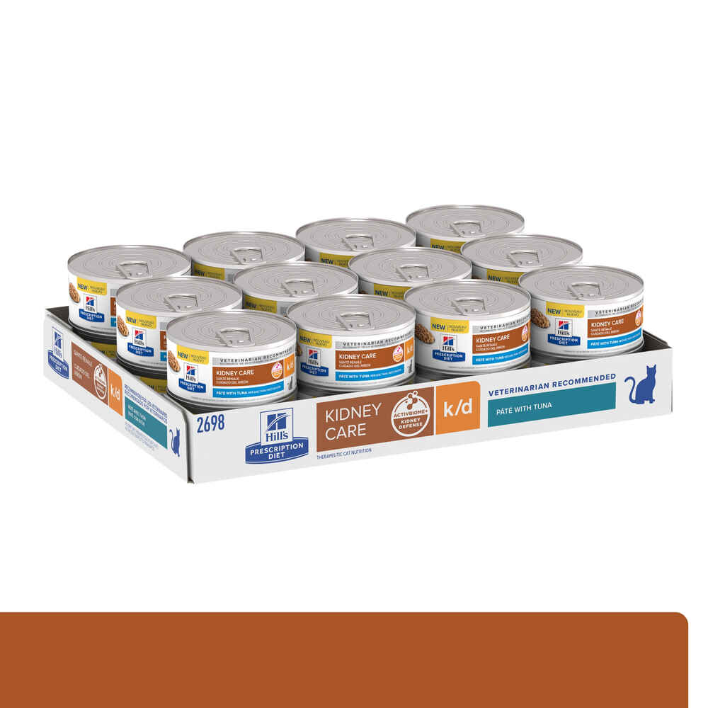 Hill's Prescription Diet k/d Kidney Care Pate with Tuna Wet Cat Food