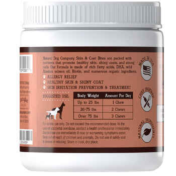 Natural Dog Company Skin & Coat Supplement Chews