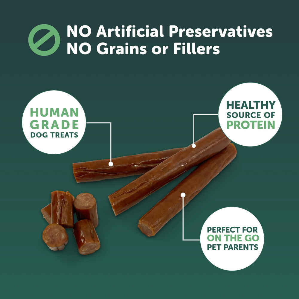 Healthfuls Deli Sticks Pork & Chicken Human-Grade Dog Treats