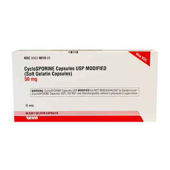 Cyclosporine (Modified) Generic To Atopica 50 mg 30 Capsule Pk product detail number 1.0