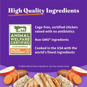 Halo Holistic Cage-Free Chicken & Brown Rice Dog Food 21lb