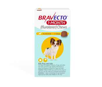 Bravecto 1-Month Chews Toy Dog (4.4-9.9 lbs) 1 pk product detail number 1.0