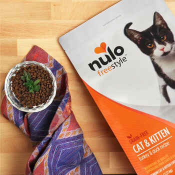 Nulo FreeStyle Grain-Free Turkey & Duck Dry Cat & Kitten Food 5 lb Bag