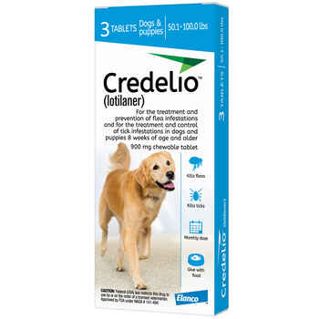 Credelio Chewable Tablet 50.1-100 lbs 6 pk