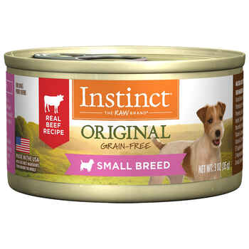 Instinct Original Small Breed Grain-Free Real Beef Recipe Wet Dog Food - 3 oz Can - Case of 24 product detail number 1.0