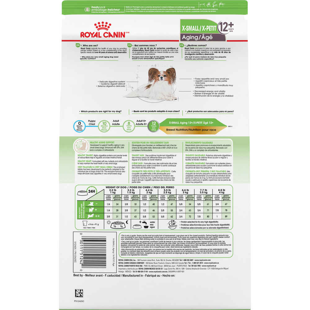 Royal Canin Size Health Nutrition X-Small Breed Aging 12+ Dry Dog Food