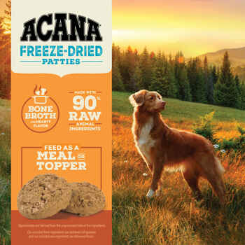 ACANA Free-Run Turkey Recipe Freeze-Dried Dog Food Patties 14 oz Bag