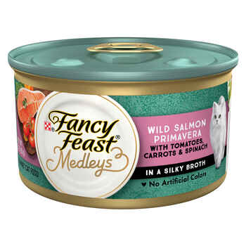 Fancy Feast Medleys Salmon Primavera Wet Cat Food 3 oz. Cans - Case of 24 product detail number 1.0