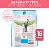 Purina ONE +Plus Healthy Kitten Formula High Protein, Natural Chicken Dry Kitten Food 16 lb. Bag