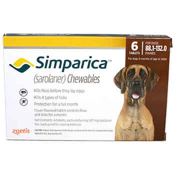 Simparica 6pk 88.1-132 lbs product detail number 1.0