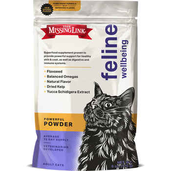 The Missing Link Feline Wellbeing Formula Superfood Powders Cat Supplement 6 oz product detail number 1.0