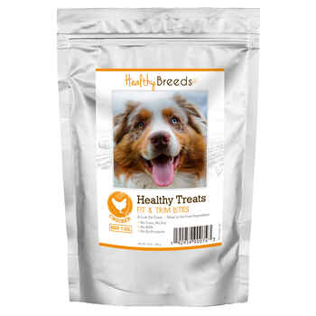 Healthy Breeds Australian Shepherd Healthy Treats Fit & Trim Bites Chicken Dog Treats 10oz product detail number 1.0