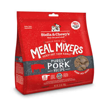 Stella & Chewy's Meal Mixers Purely Pork Freeze-Dried Raw Dog Food Topper 3.5oz product detail number 1.0