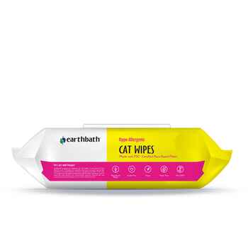 Earthbath Hypo-Allergenic Cat Grooming Wipes