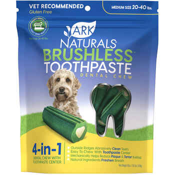 Ark Naturals Brushless Toothpaste Dental Chews Medium, 20-40lbs product detail number 1.0