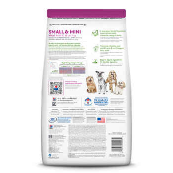 Hill's Science Diet Adult 7+ Senior Vitality Small & Mini Chicken Meal & Rice Dry Dog Food - 12.5 lb Bag