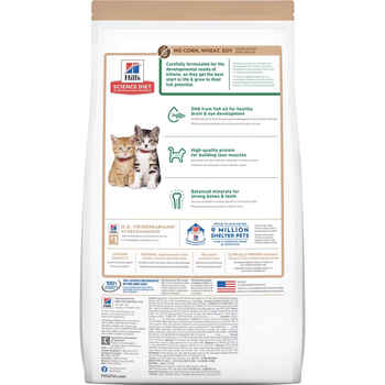 Hill's Science Diet Kitten No Corn, Wheat or Soy Chicken Recipe Dry Cat Food - 3.5 lb Bag