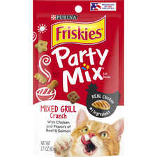 Friskies Party Mix Mixed Grill Crunch Cat Treats-product-tile