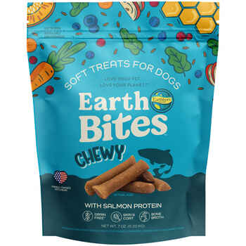 Earthborn Holistic Earth Bites Chewy Salmon Protein Grain Free Soft Dog Treats 7 oz Bag product detail number 1.0