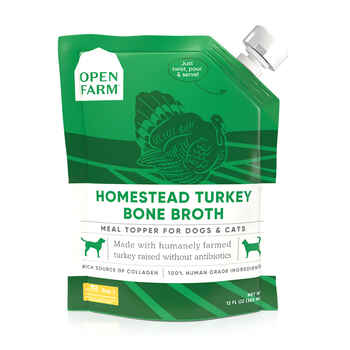 Open Farm Homestead Turkey Bone Broth for Dogs & Cats 12-oz product detail number 1.0