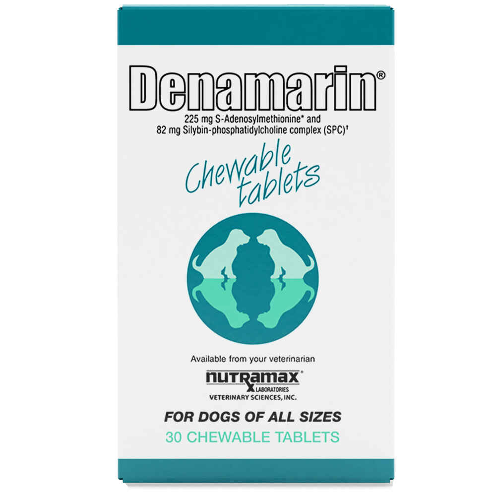 Nutramax Denamarin Liver Health Supplement for Dogs, With S-Adenosylmethionine (SAMe) and Silybin