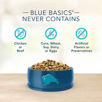Blue Buffalo BLUE Basics Adult Skin & Stomach Care Grain-Free Lamb & Potato Recipe Dry Dog Food 4 lb Bag