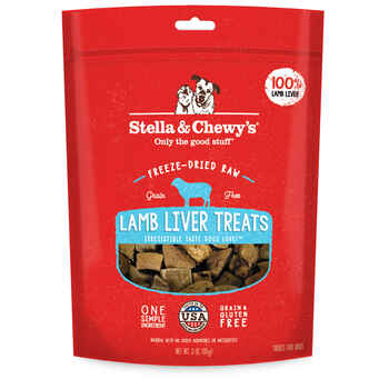 Stella & Chewy's Lamb Liver Freeze-Dried Raw Dog Treats 3 oz product detail number 1.0