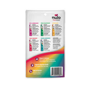 Nulo FreeStyle Perfect Purees  Variety Pack Lickable Cat Treat 5 oz Pack of 10