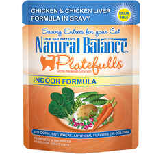 Natural Balance® Original Ultra™ Platefulls® Indoor Chicken & Chicken Liver Recipe in Gravy Wet Cat Food-product-tile