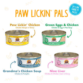 Weruva Classic Grain Free Paw Lickin Pals Variety Pack For Cats