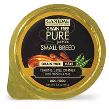 Canidae PURE Petite Small Breed Terrine Style Wet Dog Food with Chicken 12 3.5oz cans-product-tile