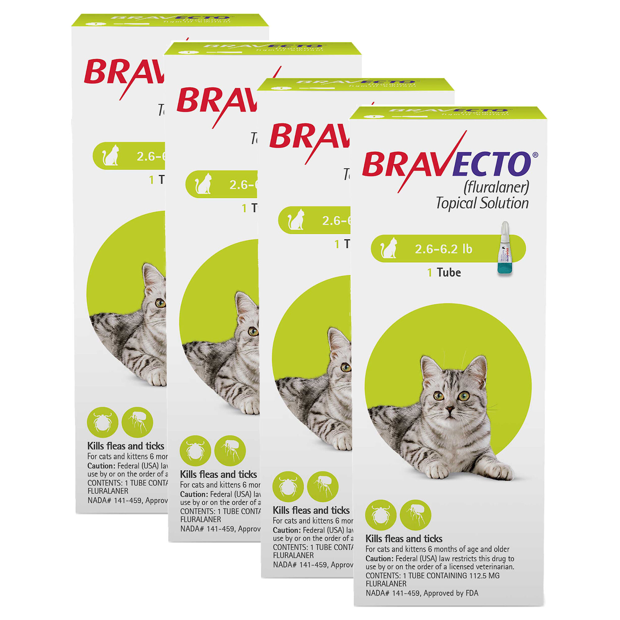 bravecto 250 mg cat