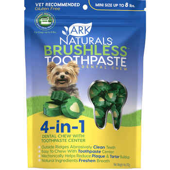 Ark Naturals Brushless Toothpaste Dental Chews Mini, 8lbs and under product detail number 1.0
